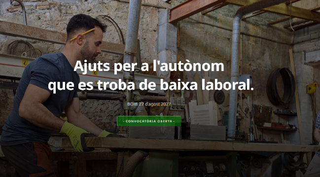 ajut autònoms baixa laboral